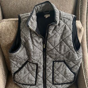 J Crew Harringbone vest - slightly padded, women’s XL, in good shape